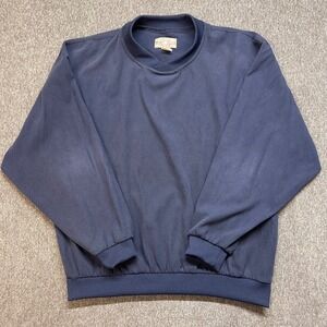 VTG 90's Hunt Club Mens‎ Navy Blue Golf Pullover Sweatshirt Long Sleeve Large